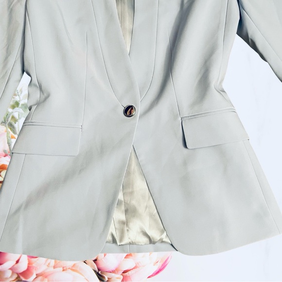 Calvin Klein Women's Blue Blazer Jacket Size 4 - Picture 8 of 14
